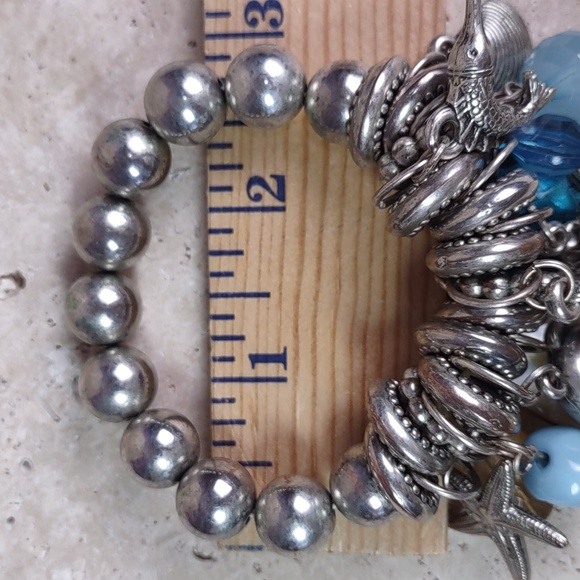 Ocean Themed Stretch Charm Bracelet - Picture 6 of 9